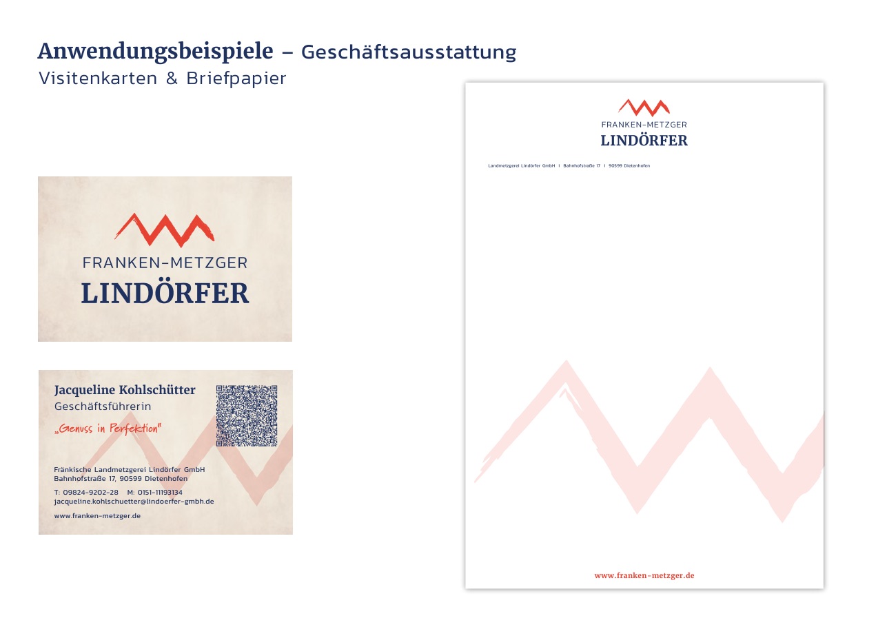 Visitenkarten und Briefpapier